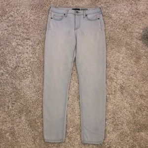 Aeropostale High-Waisted Light-Wash Ankle Jeggings